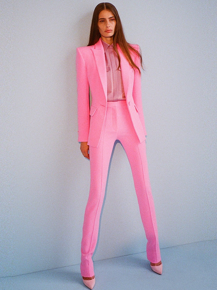 Conjunto Alfaiataria Rosa Barbie